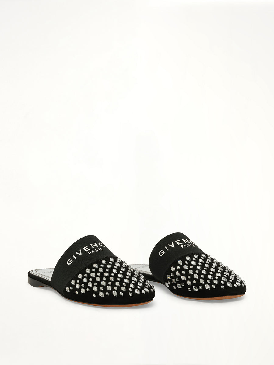 Bedford Flat Mule in Black