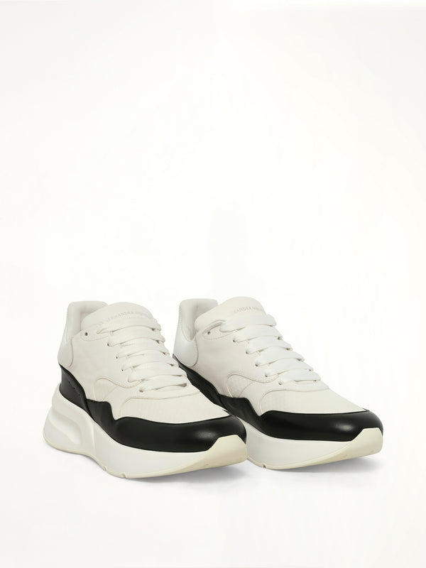Joey Low Sneaker in White/Black