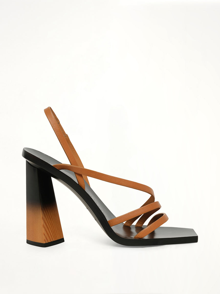 Losange Sandal 100 in Natural