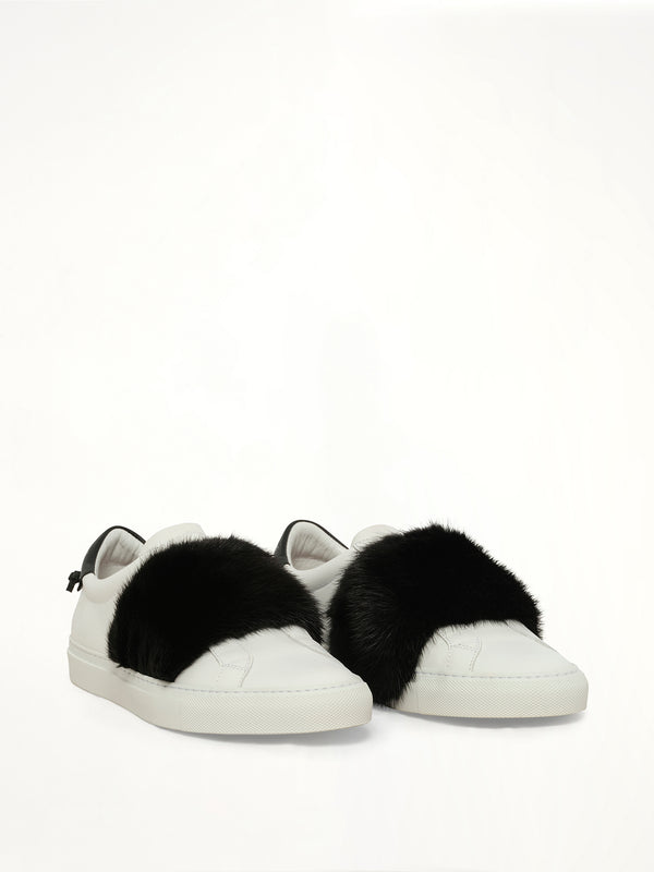 Urban Knot Elastic Sneaker in Black
