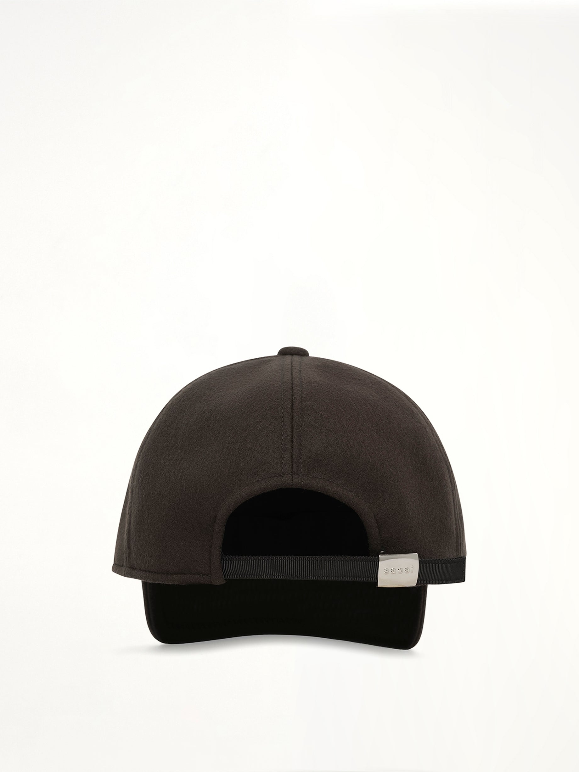 S Cap Wool Melton in Dark Khaki