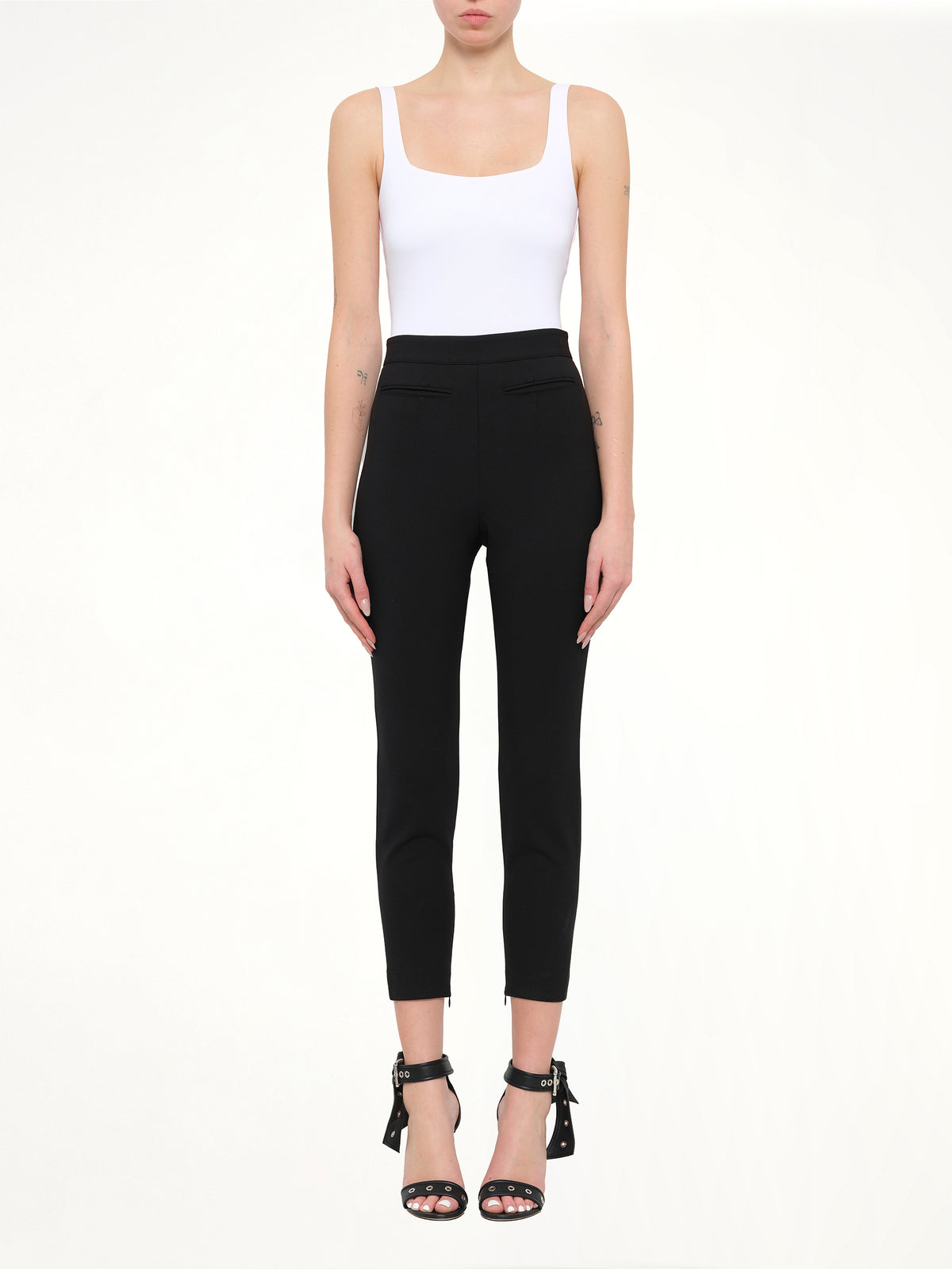 Alexander McQueen Wool Pants in Black