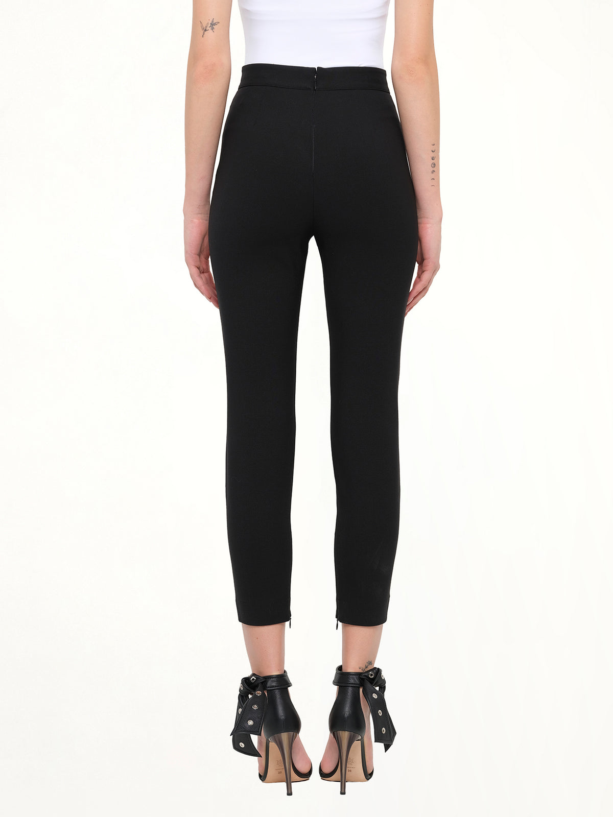 Alexander McQueen Wool Pants in Black