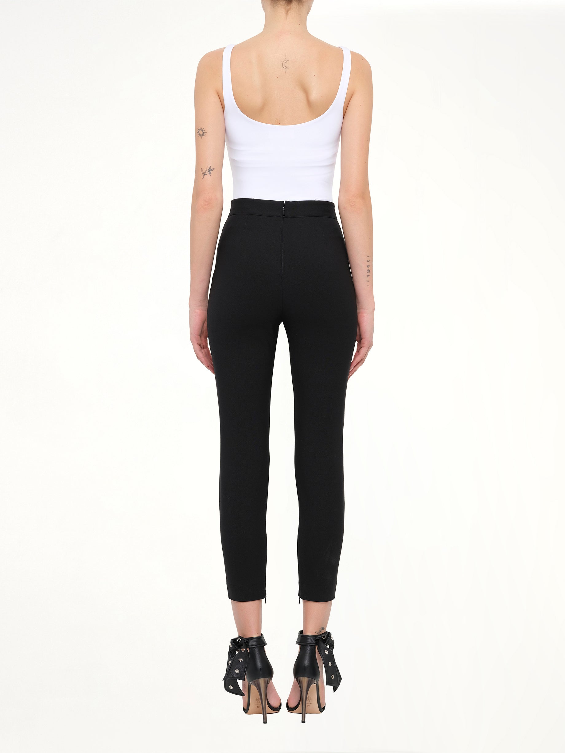 Alexander McQueen Wool Pants in Black