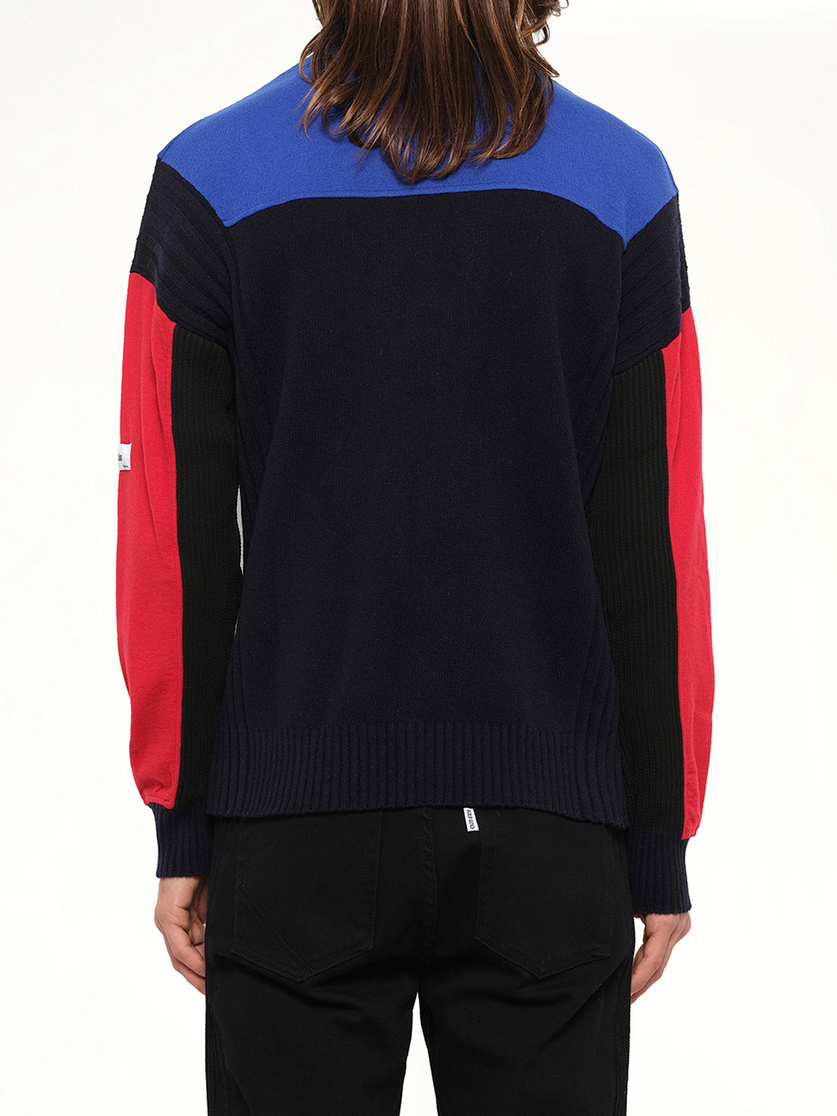 Colorblock Knit in Blue