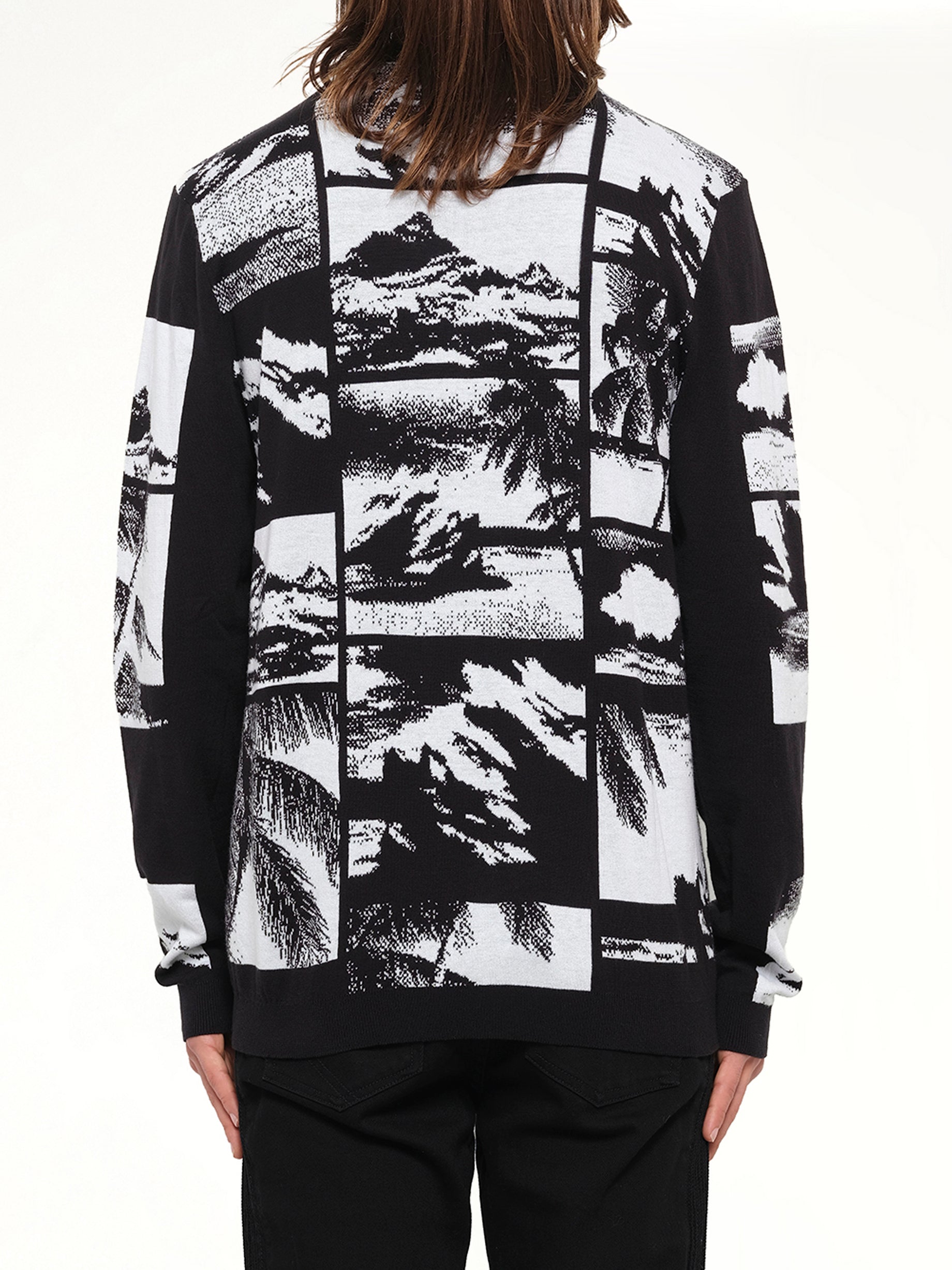 Crew Neck Knitwear in Black