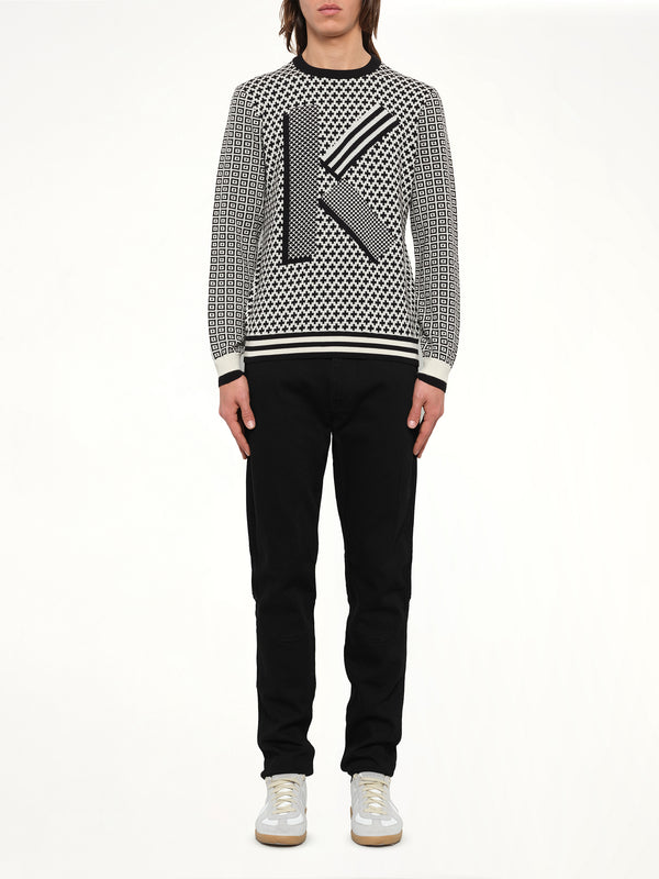 Fairisle Jumper in Black