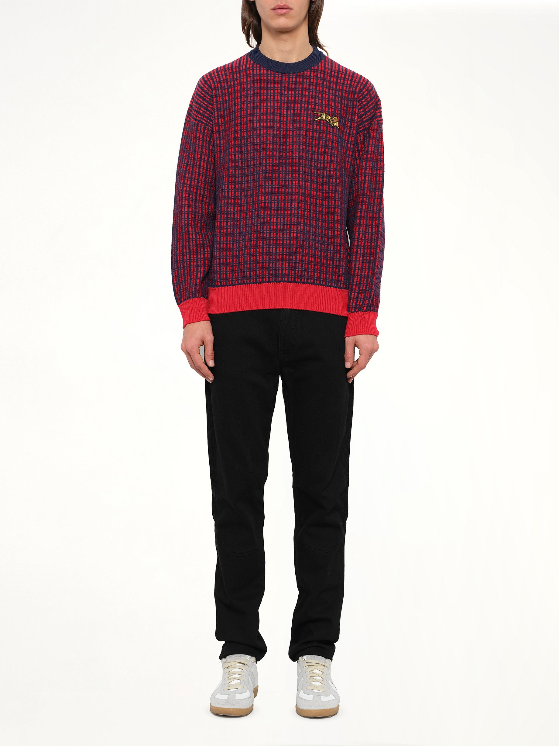 Jumping Tiger Sweatshirt in Red