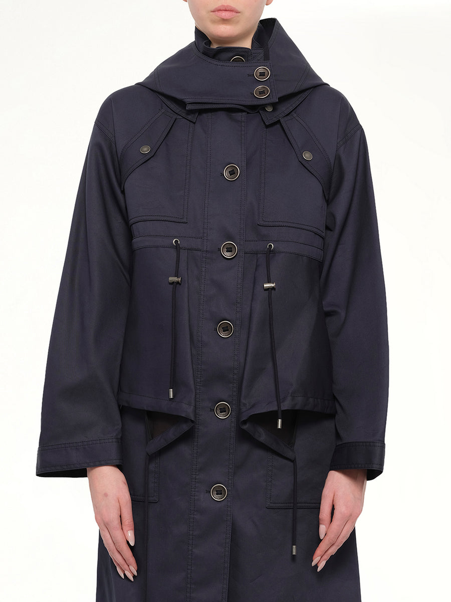 Kenzo Coat in Navy