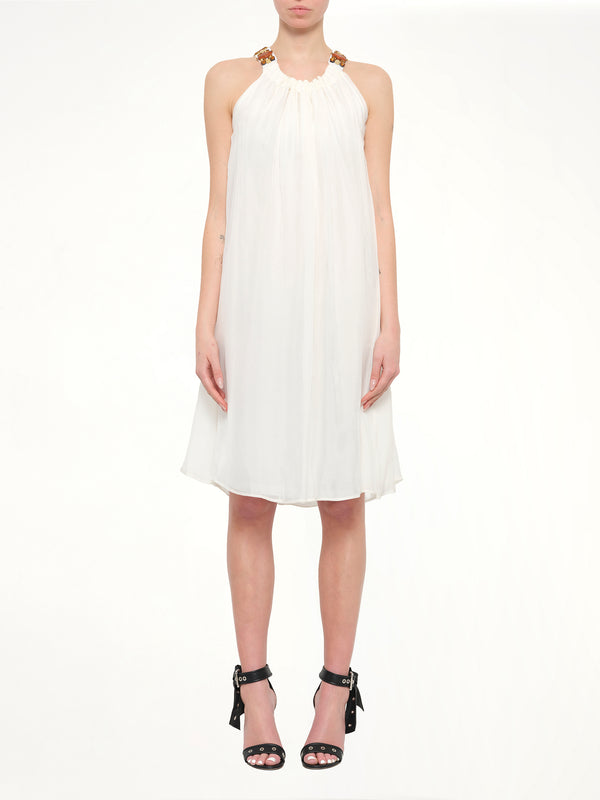Lanvin Jersey Dress in White