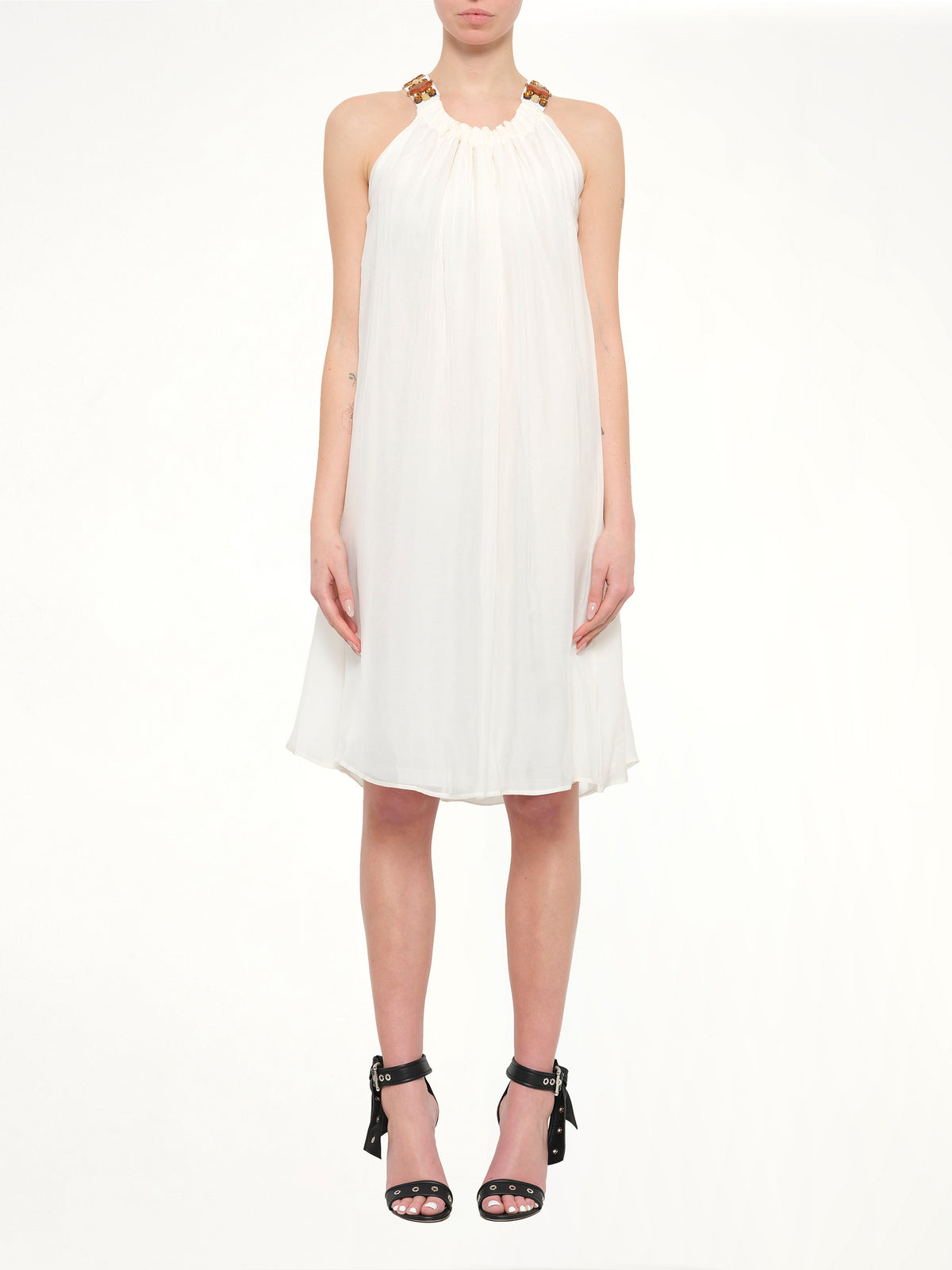 Lanvin Jersey Dress in White