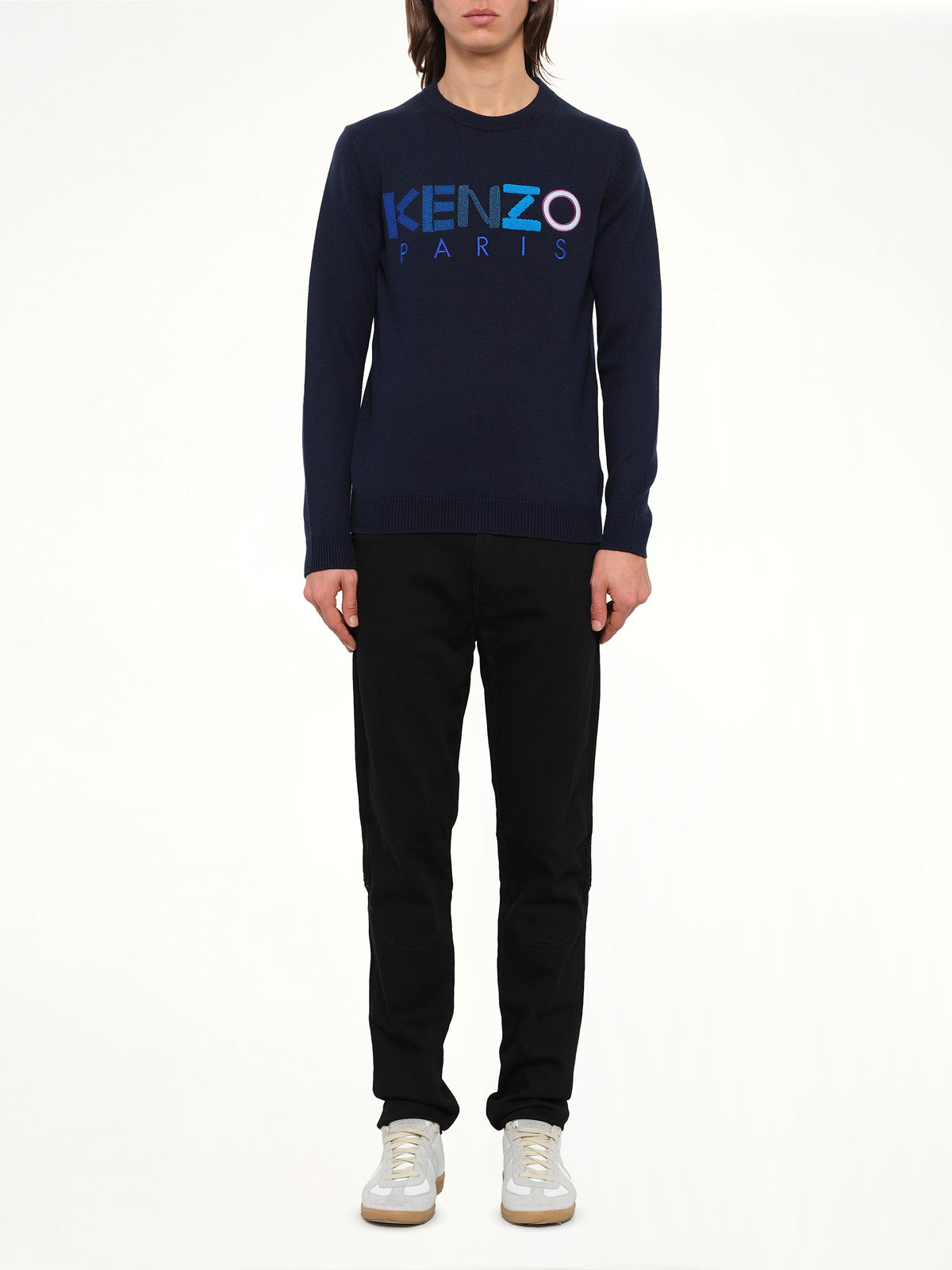 Logo Jumper in Navy