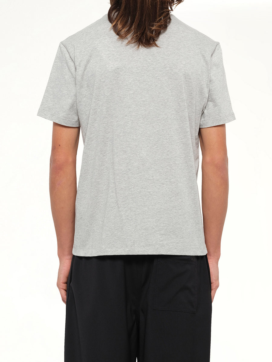 Contrasted Ami De Coeur T-Shirt in Grey