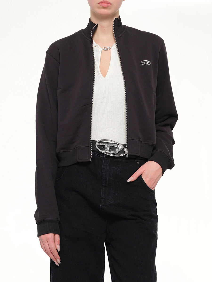 F-FLACIN-OD Track Jacket in Black