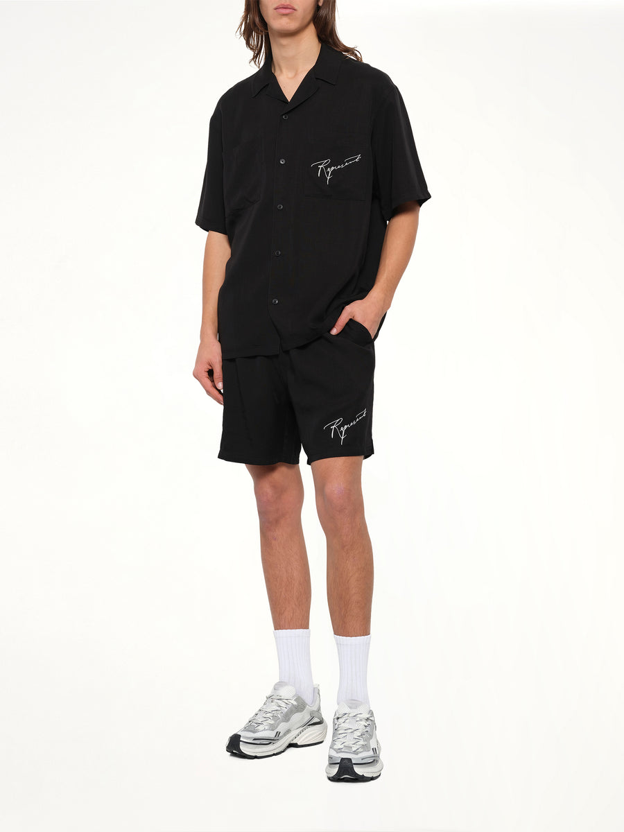 Love And Kisses Short in Jet Black