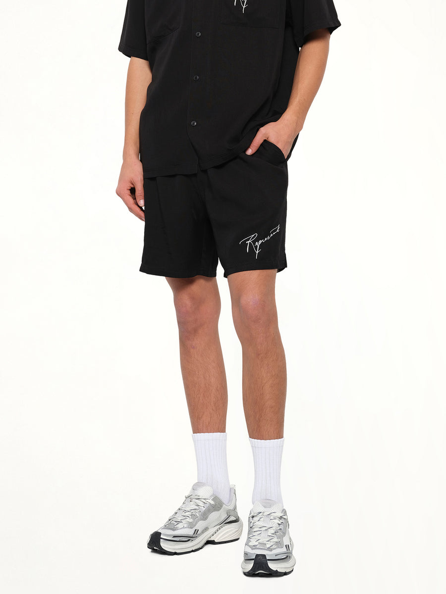Love And Kisses Short in Jet Black
