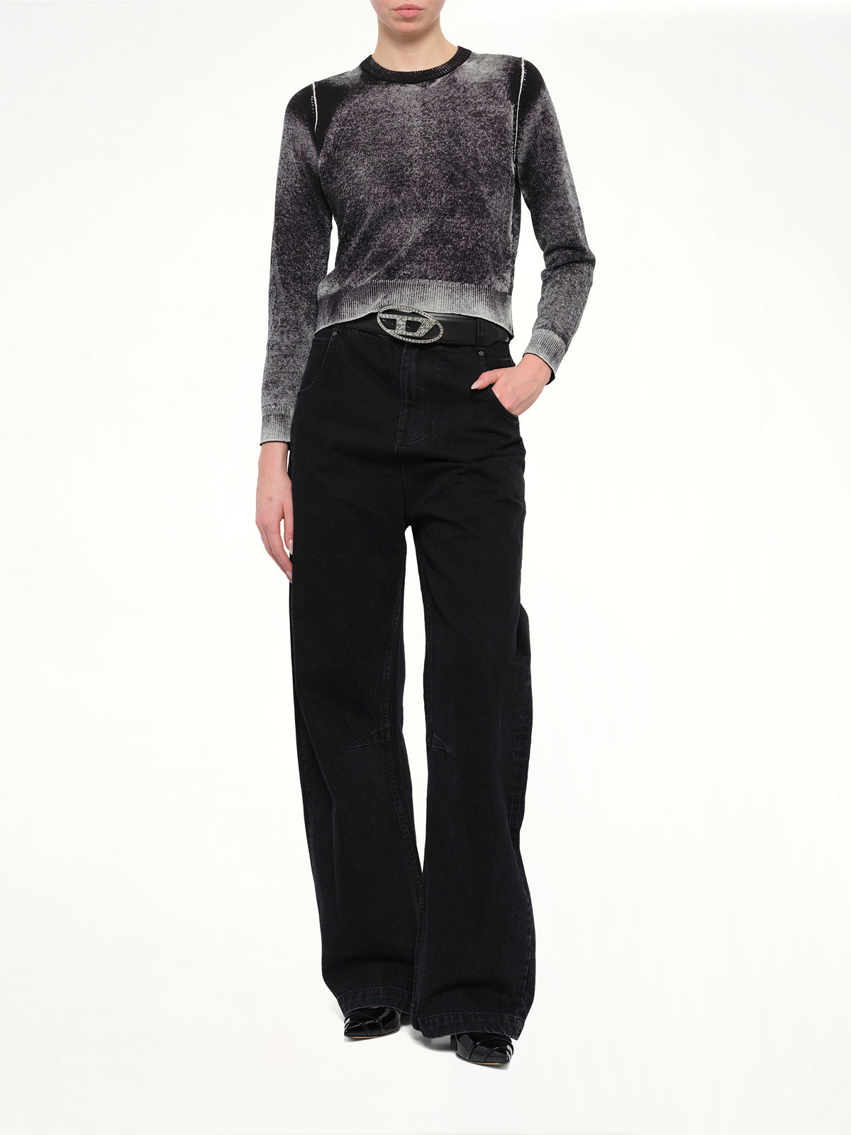 M-LOVRE Knitwear Sweater in Black