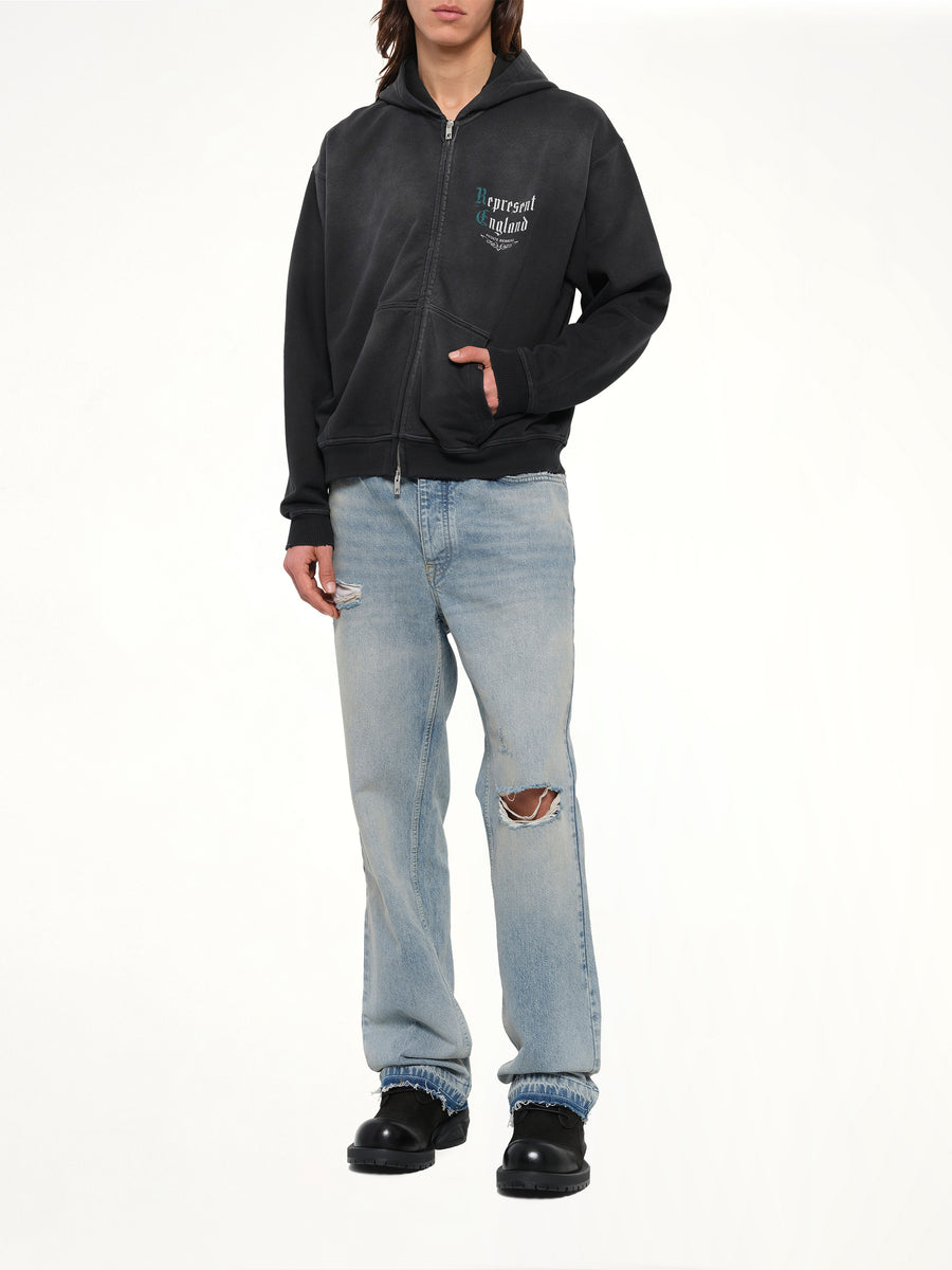 Private Members Hoodie in Stained Black