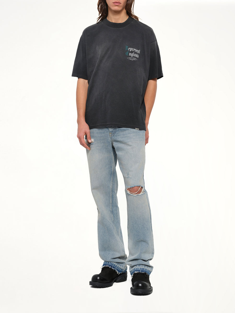 Private Members T-Shirt in Stained Black