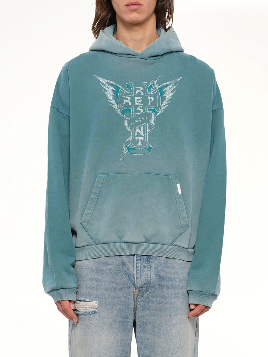 Westside Hoodie in Smoked Teal