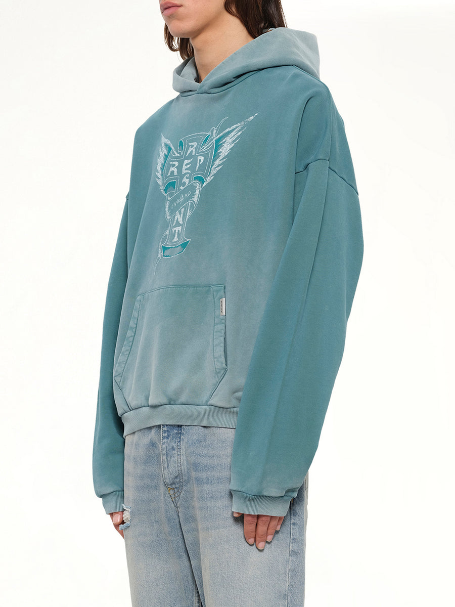 Westside Hoodie in Smoked Teal