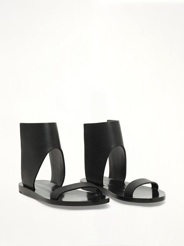 Low Sandal in Black