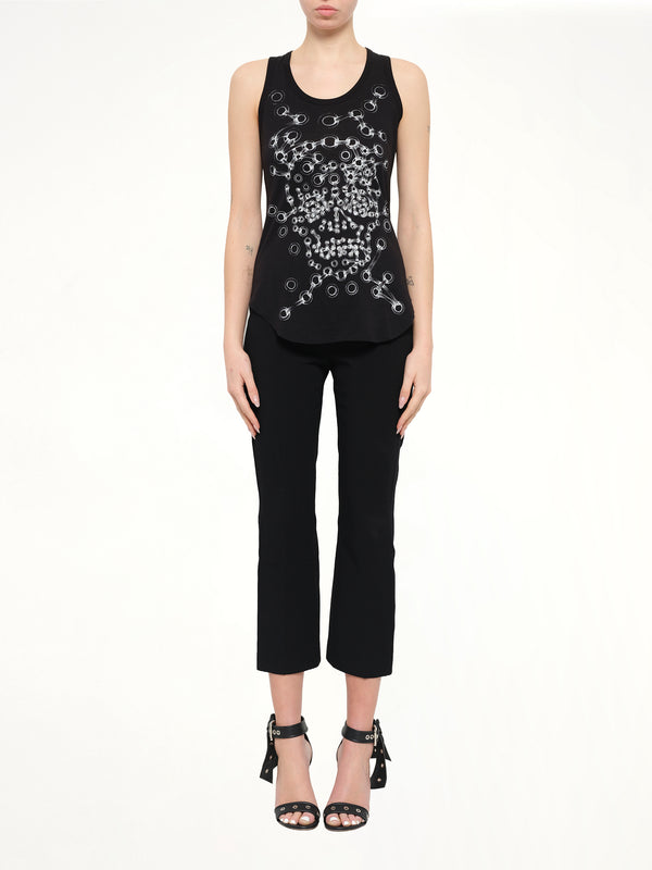 Alexander McQueen Eyelets T-Shirt in Black