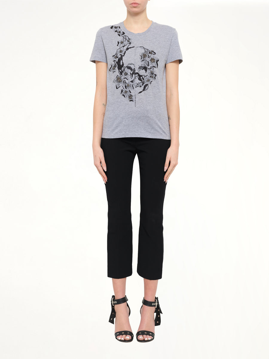 Alexander McQueen Ivy Jet T-Shirt in Grey