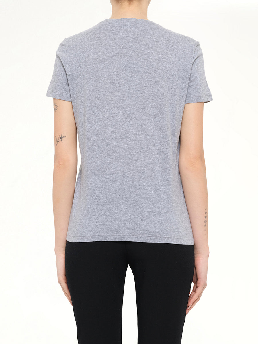 Alexander McQueen Ivy Jet T-Shirt in Grey