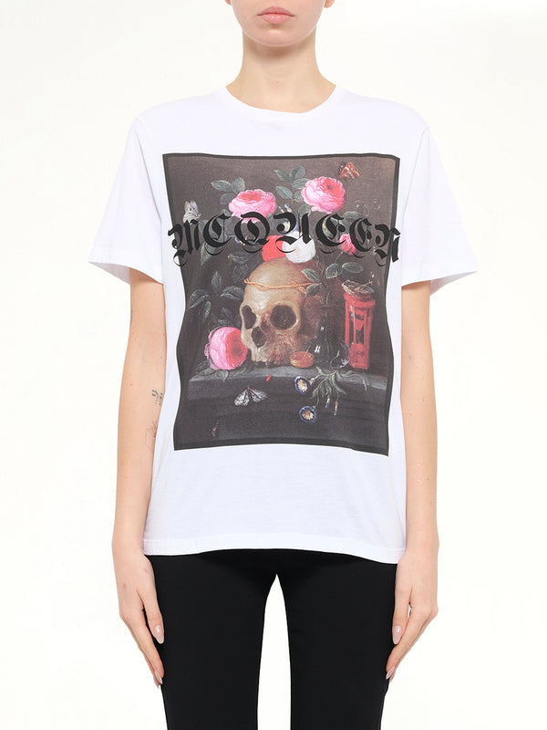 Alexander McQueen Still Life T-Shirt in White
