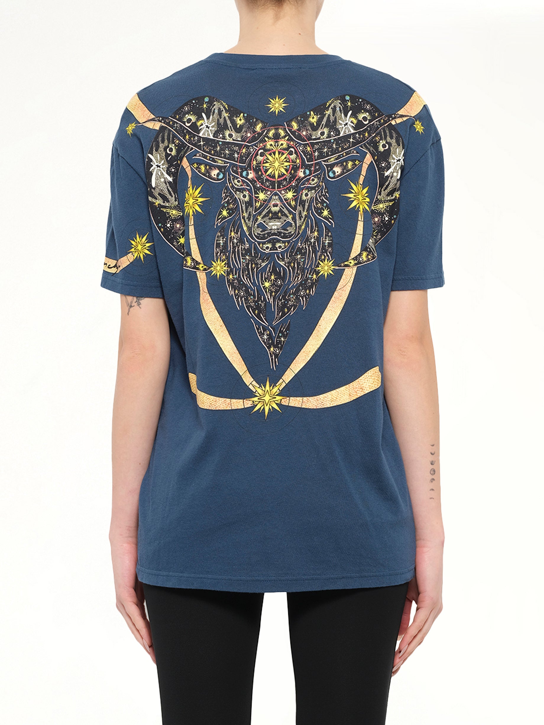 Aries T-Shirt in Oil Blue