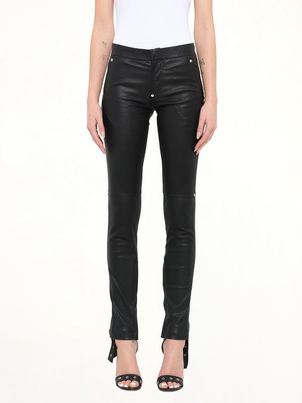 Givenchy Leather Trousers in Black