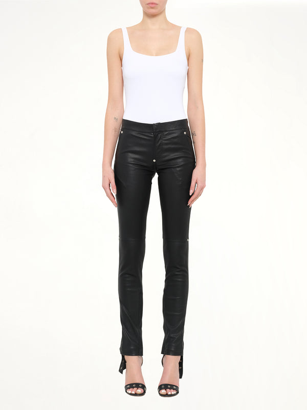 Givenchy Leather Trousers in Black