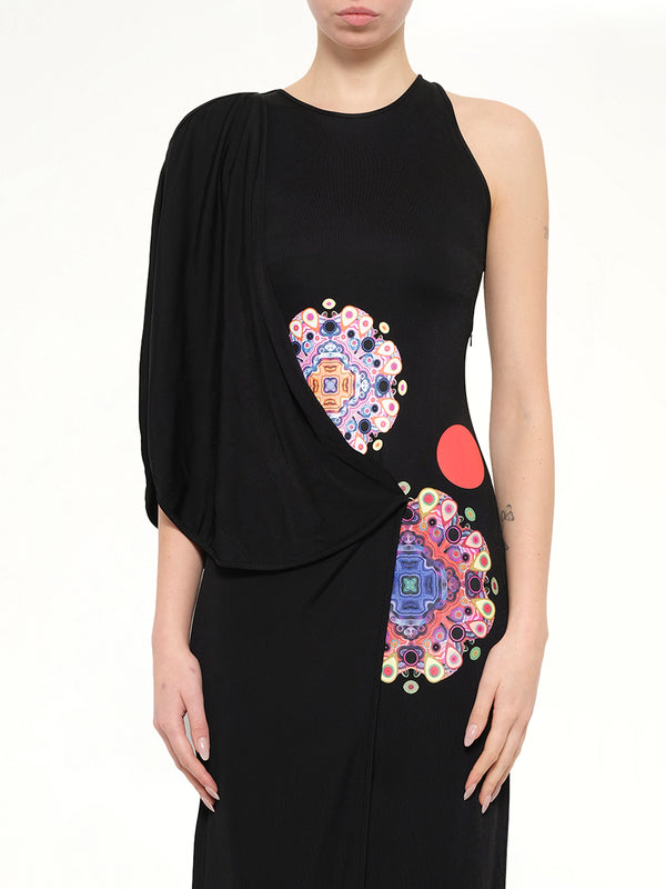 Givenchy Podium Robe Dress in Black