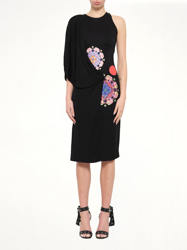 Givenchy Podium Robe Dress in Black