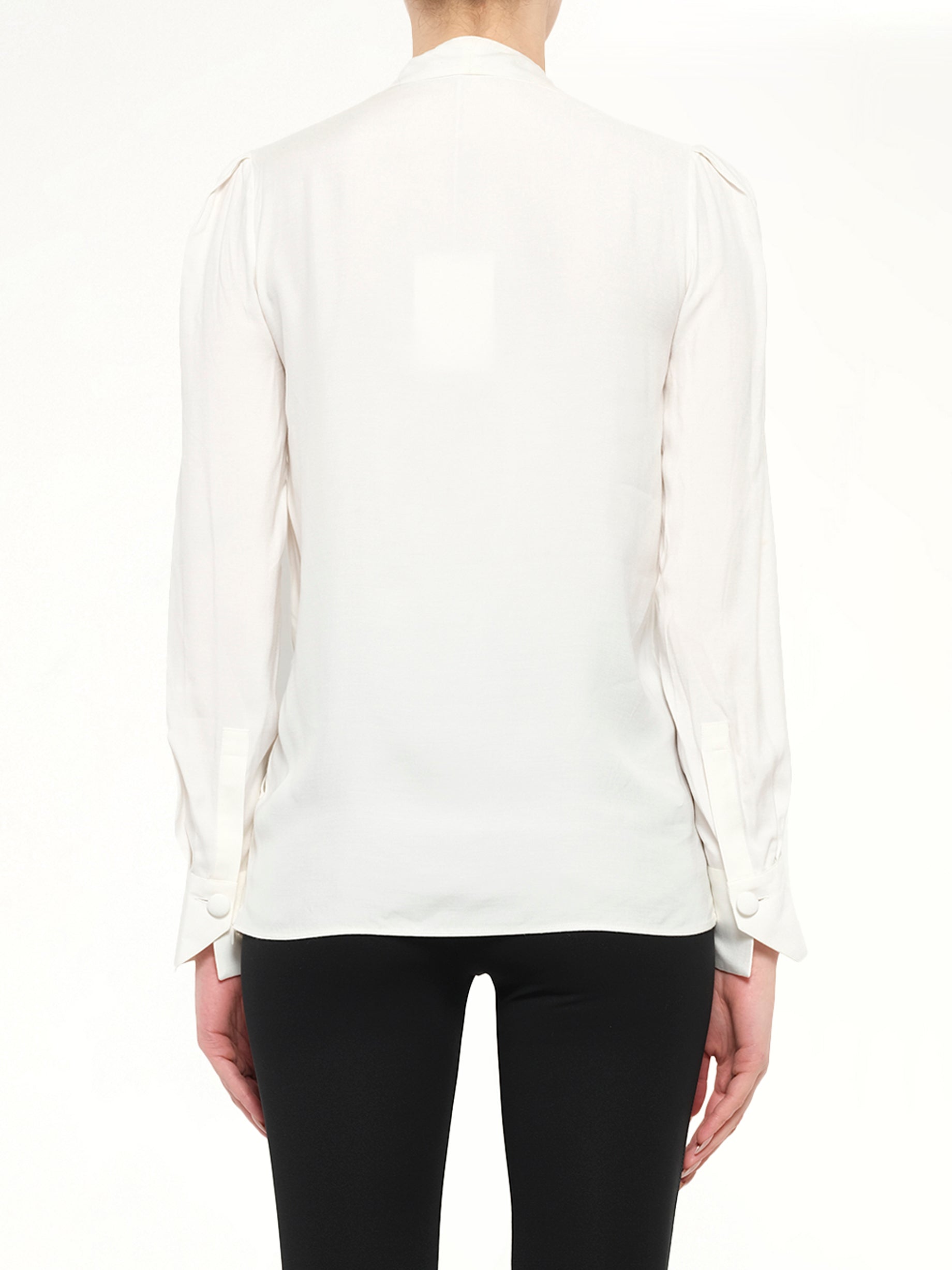 Long Sleeve Blouse in Natural