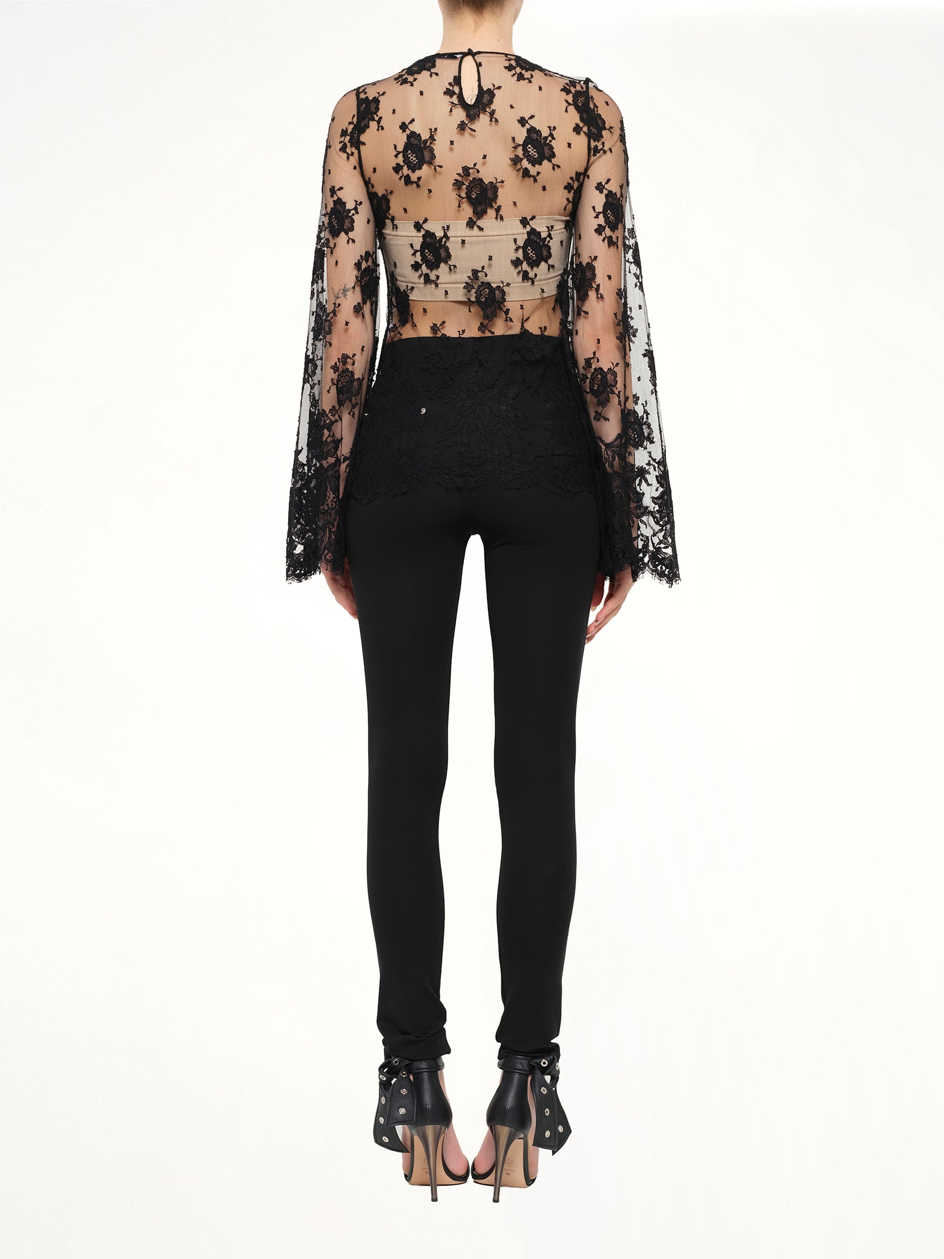 Podium Long Sleeve Tops in Black