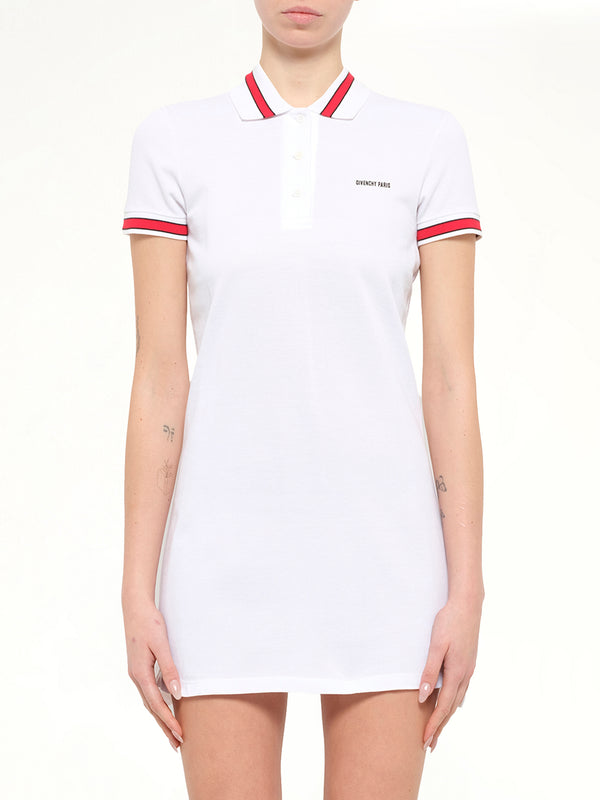 Polo Short Dress in Black