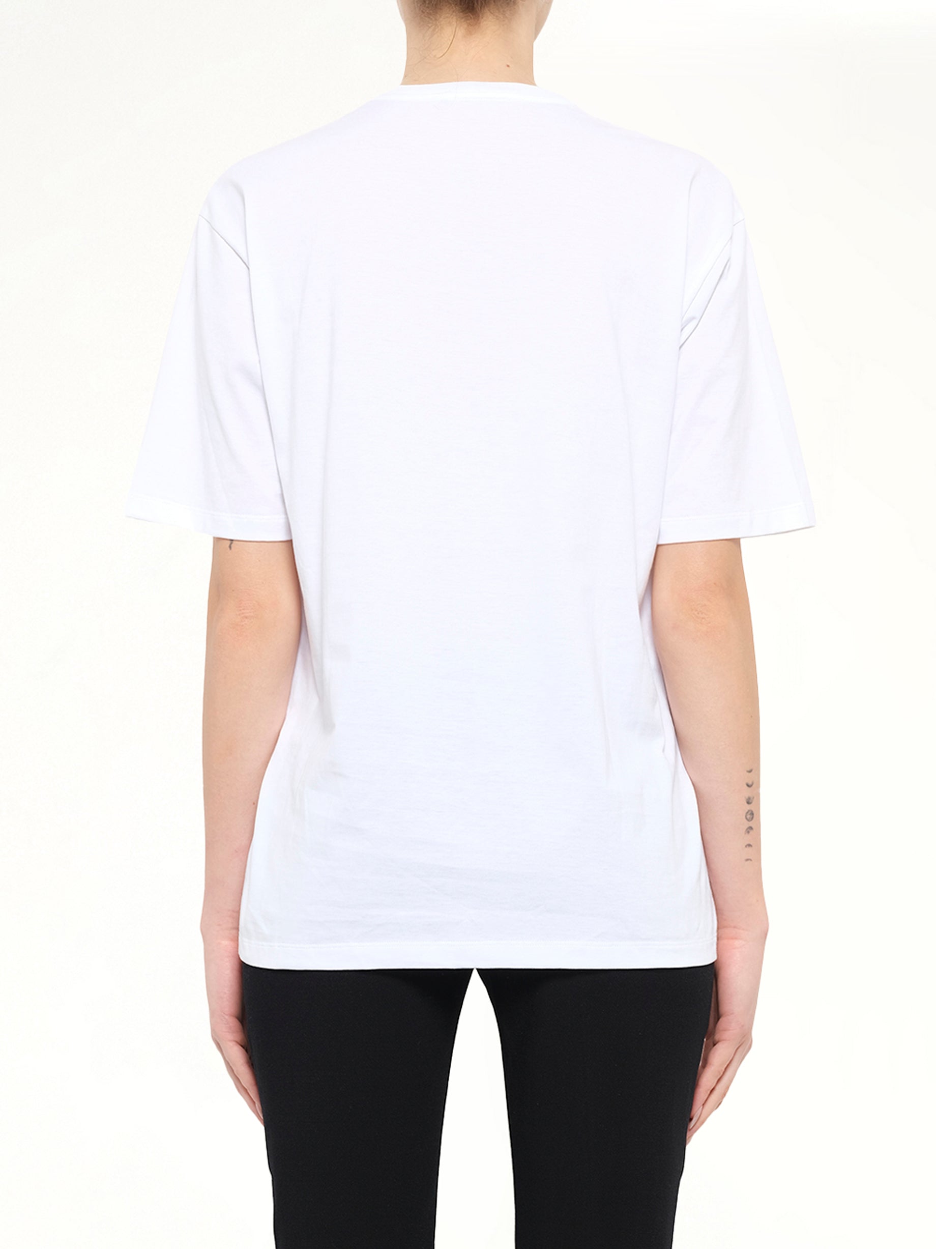 Skull Oversize T-Shirt in White