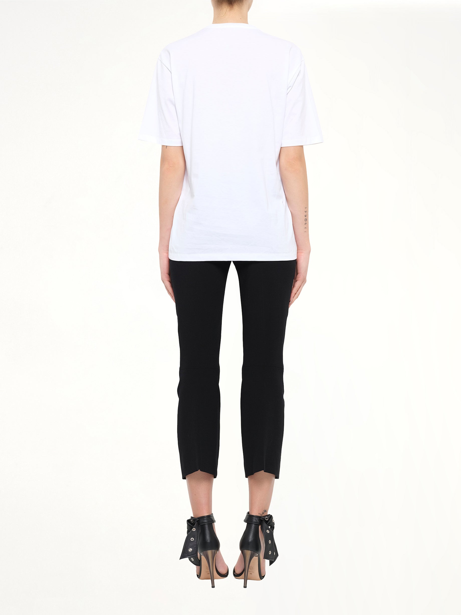 Skull Oversize T-Shirt in White