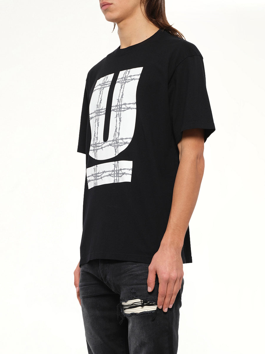 Barbed U T-Shirt in Black