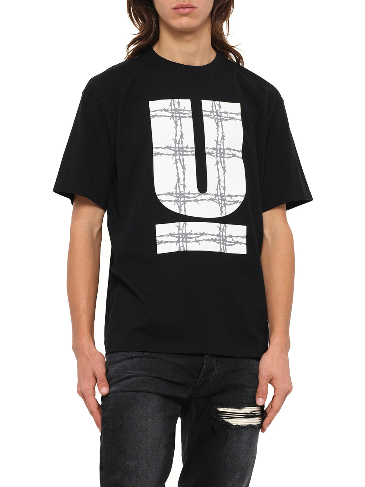 Barbed U T-Shirt in Black