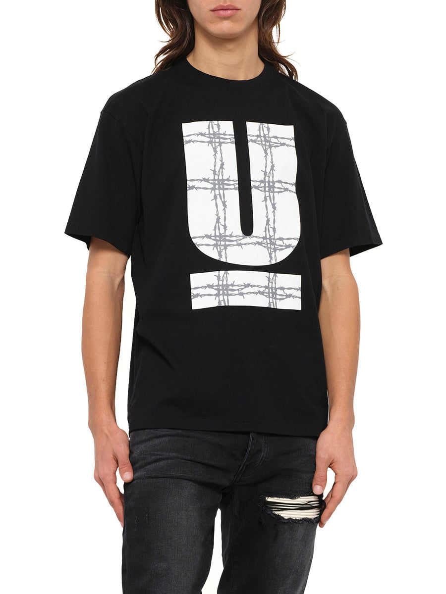 Barbed U T-Shirt in Black