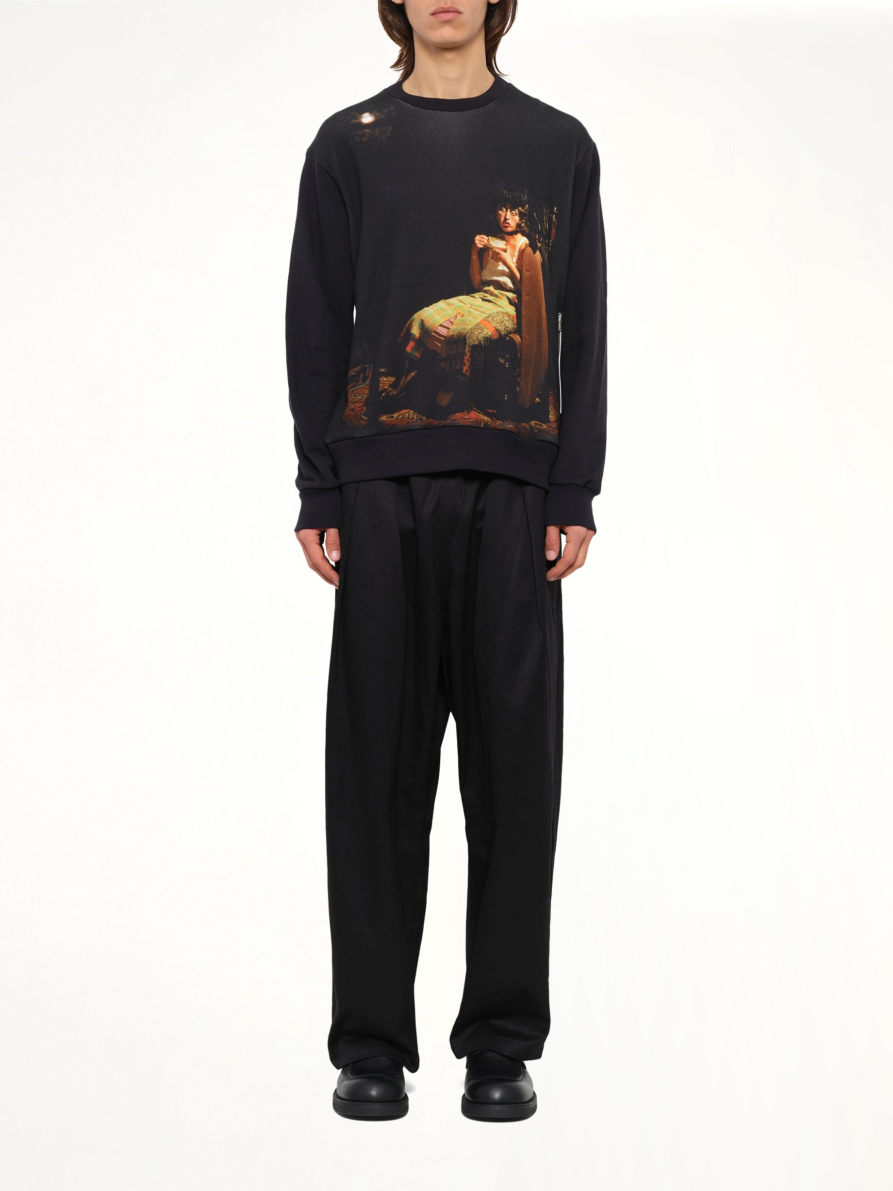 Cindy Sherman Sweatshirt in Charcoal