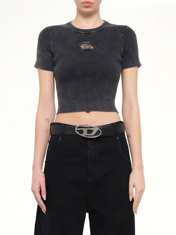 M-ANCHOR-A-SS Knitwear Tops in Black
