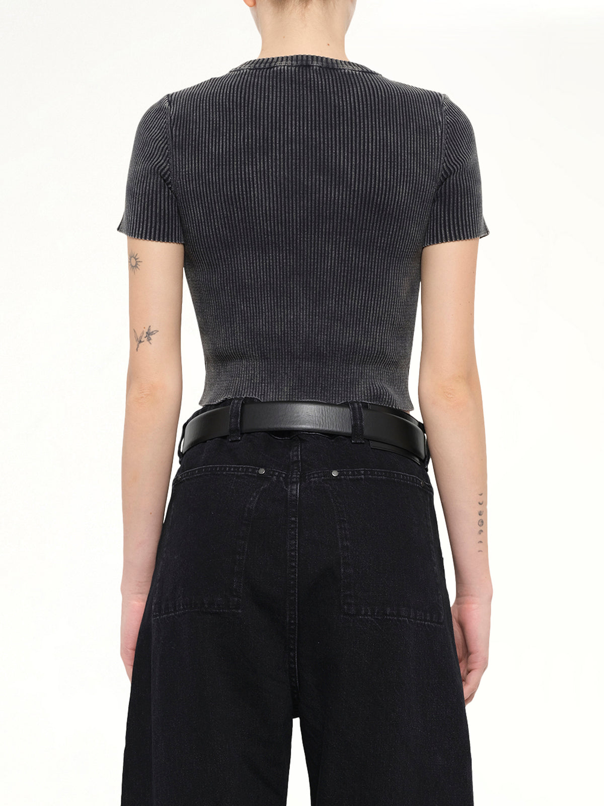 M-ANCHOR-A-SS Knitwear Tops in Black