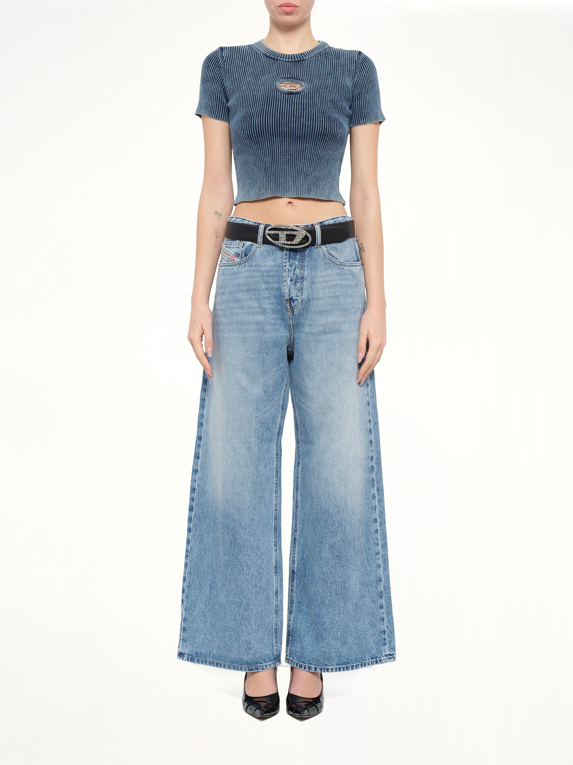 M-ANCHOR-A-SS Knitwear Tops in Blue