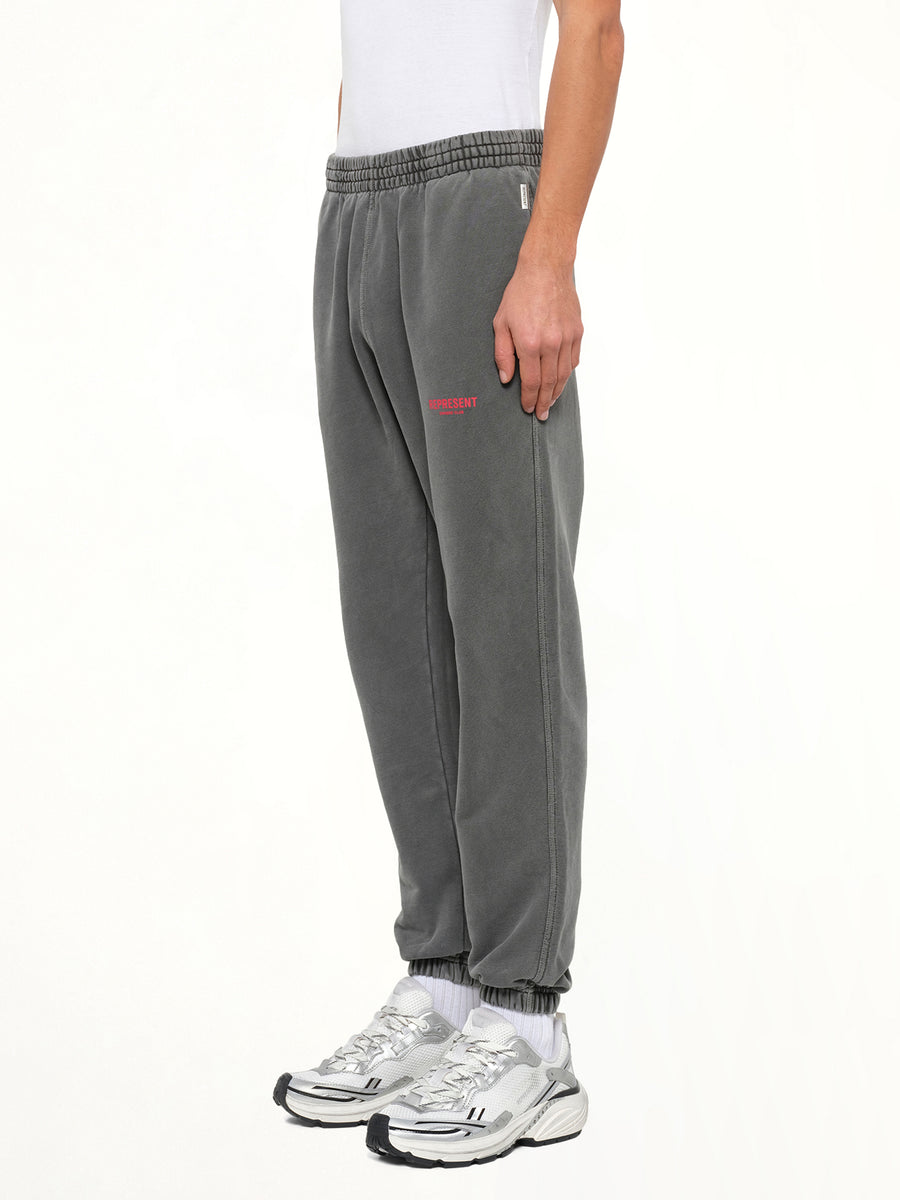Represent Owners Club Sweatpants in Washed Black