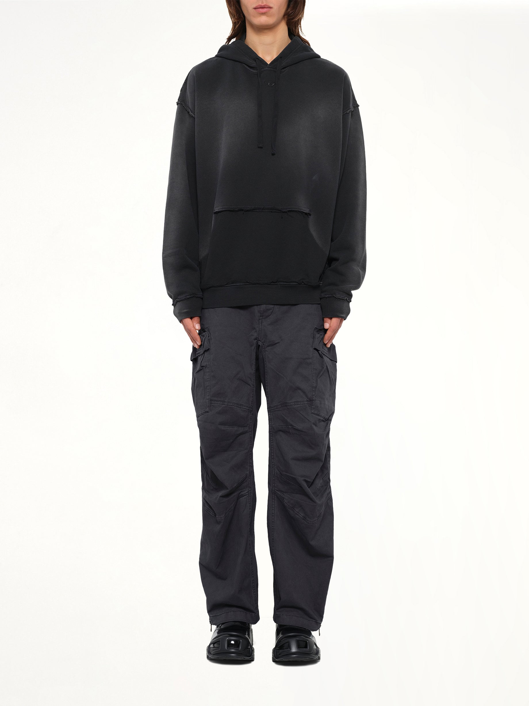 S-POCK-HOOD Hoodie in Black