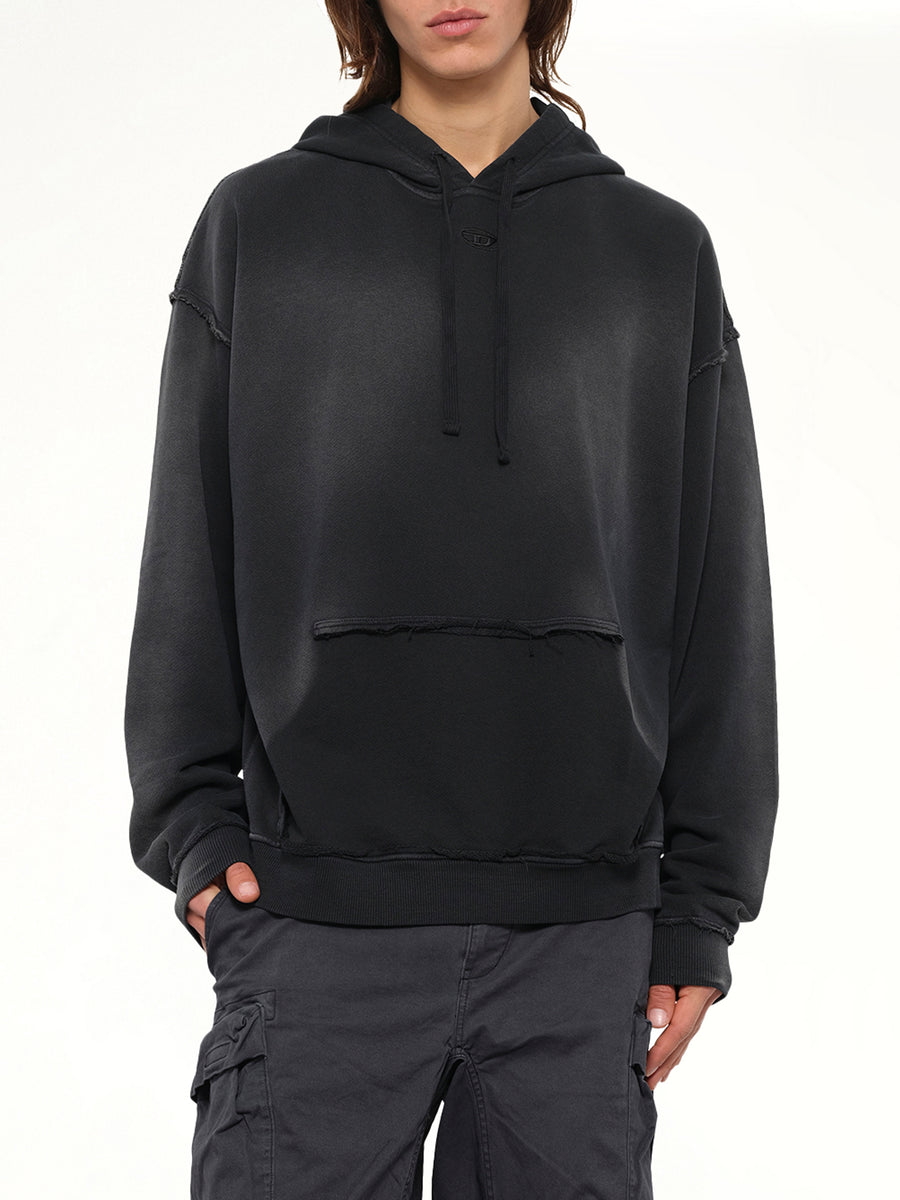 S-POCK-HOOD Hoodie in Black